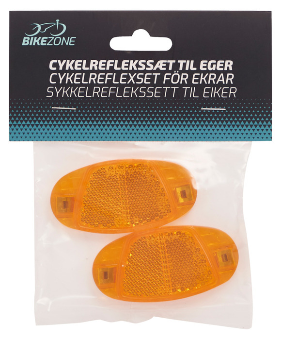 Cykelreflexset t/ekrar 2-pack Bikezone